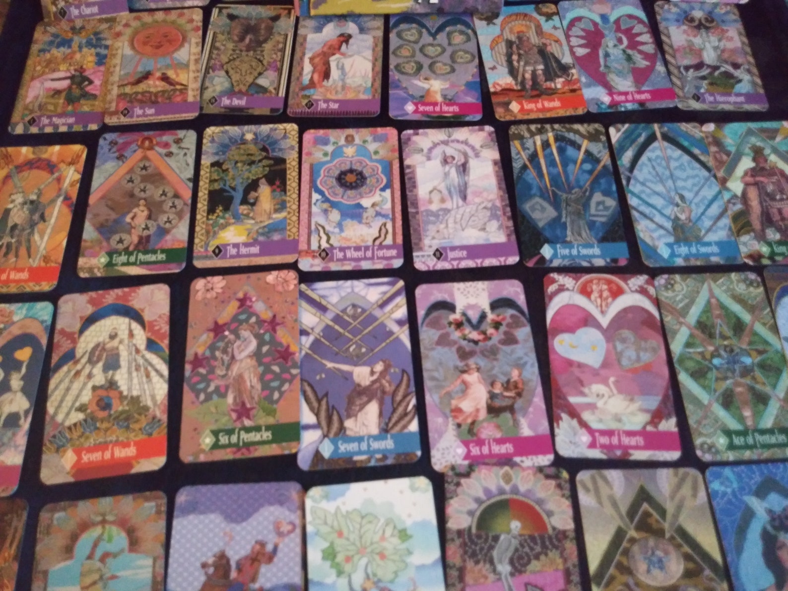 Rare Vintage Setthe Instant Tarot Reader Book and Card Etsy