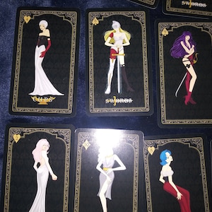 Vintage-New-In factory sealed box-The Destiny Tarot Deck-Manga Tarot Deck-Petite Tarot Deck-Japanese Anime Tarot-Travel Tarot