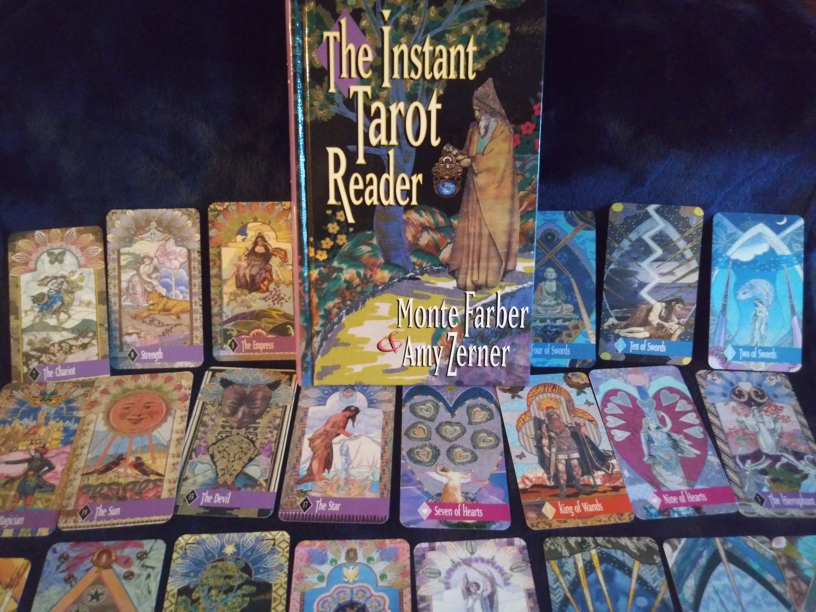 Rare Vintage Setthe Instant Tarot Reader Book and Card Etsy