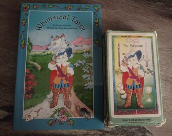 The Whimsical Tarot Deck, pre owned, and New rare Book-Set