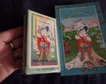 The Whimsical Tarot Deck, pre owned, and New Book-Set-Out of Print-Limited-Vintage-Rare First Edition The Whimsical Tarot Deck, pre owned, and New Book-Set-Out of Print-Limited-Vintage-Rare First Edition