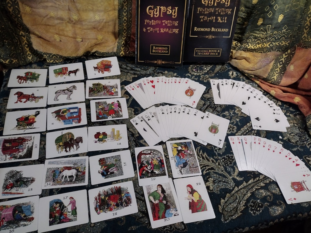 Gypsy Fortune Telling Tarot Kit by Raymond Bucklandask to Etsy