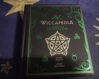 DIY- Pre owned Witch Crafting Book-Wiccapedia: A Modern-Day White Witch's Guideby Shawn Robbins and Leanna Greenaway