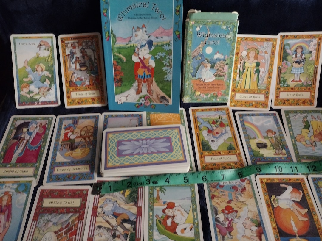 The Whimsical Tarot Deck, Pre Owned, and New Book-set-out of Print-limited-vintage-rare First Edition - Etsy Hong Kong The Whimsical Tarot Deck, Pre Owned, and New Book-set-out of Print-limited-vintage-rare First Edition - Etsy Hong Kong