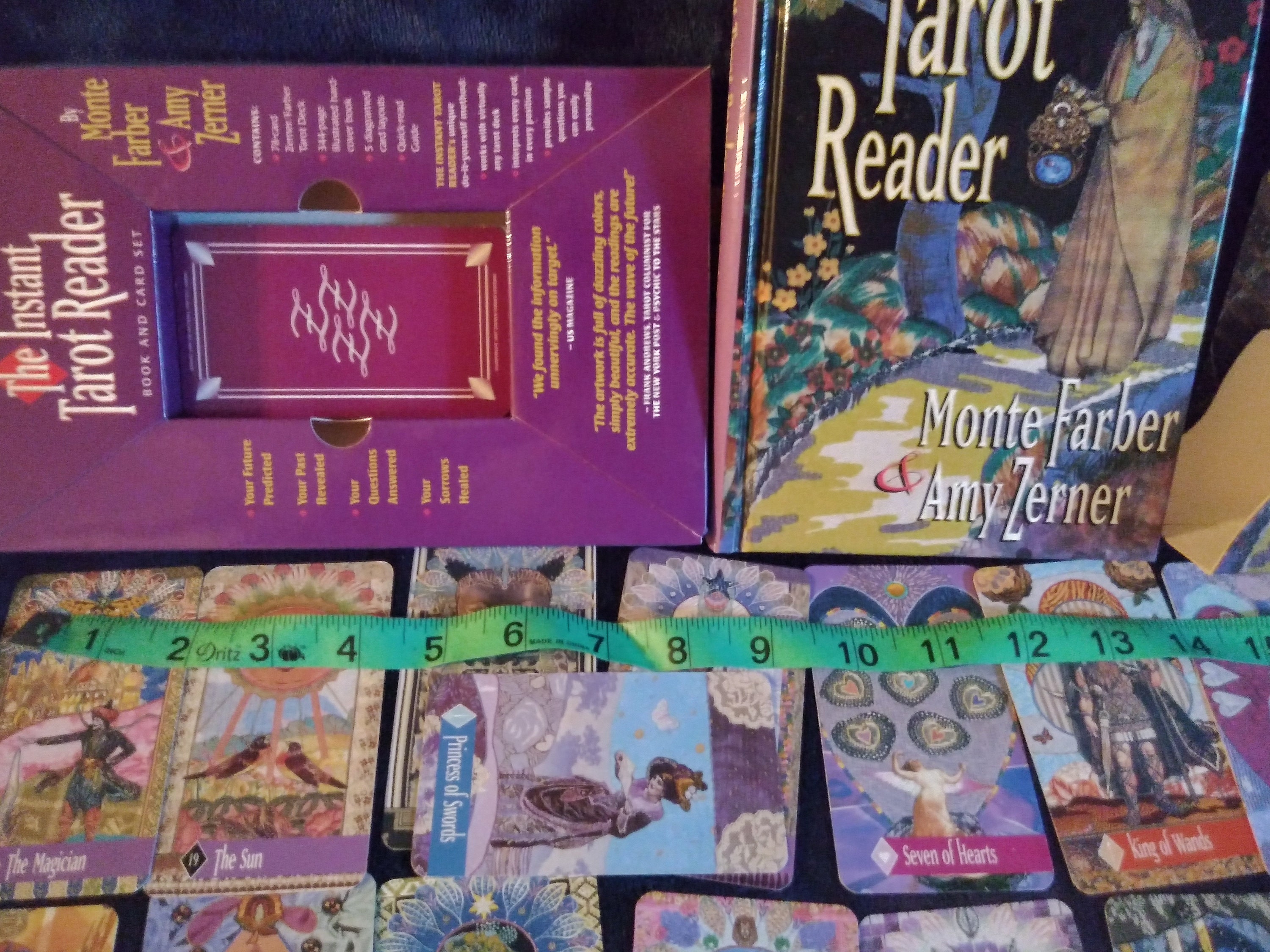 Rare Vintage Setthe Instant Tarot Reader Book and Card Etsy