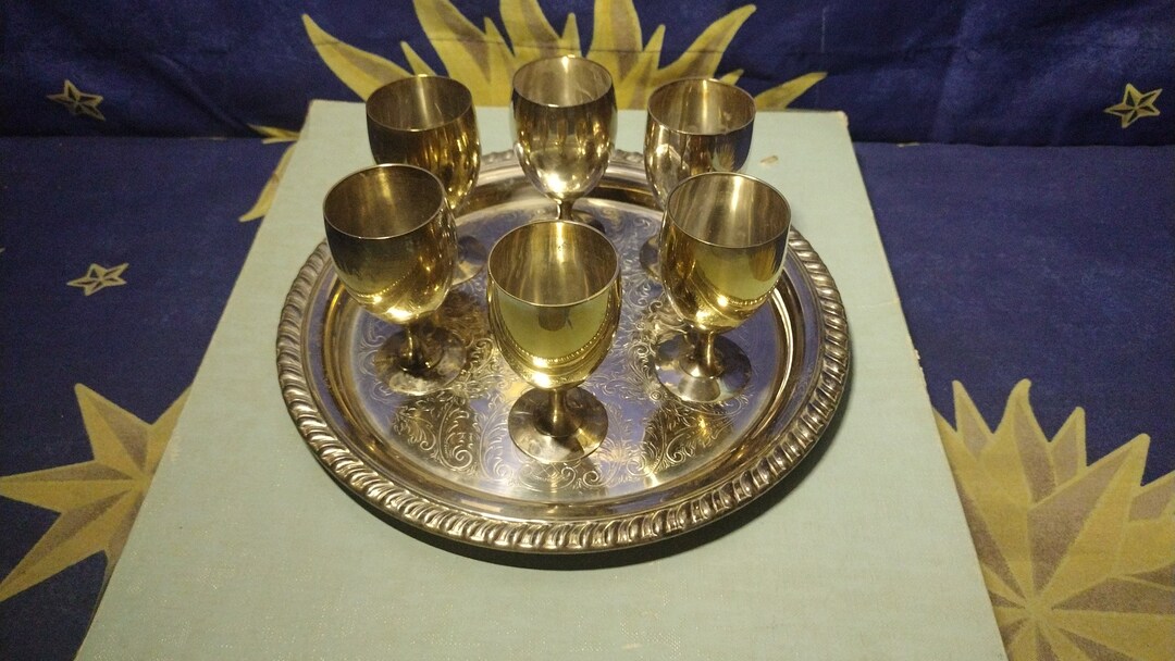 brass-chalices-platter-set-ritual-cakes-and-ale-7-pieces-etsy