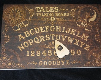 Ouija Board Book Set: Tales From A Talking Board, Handmade Planchette