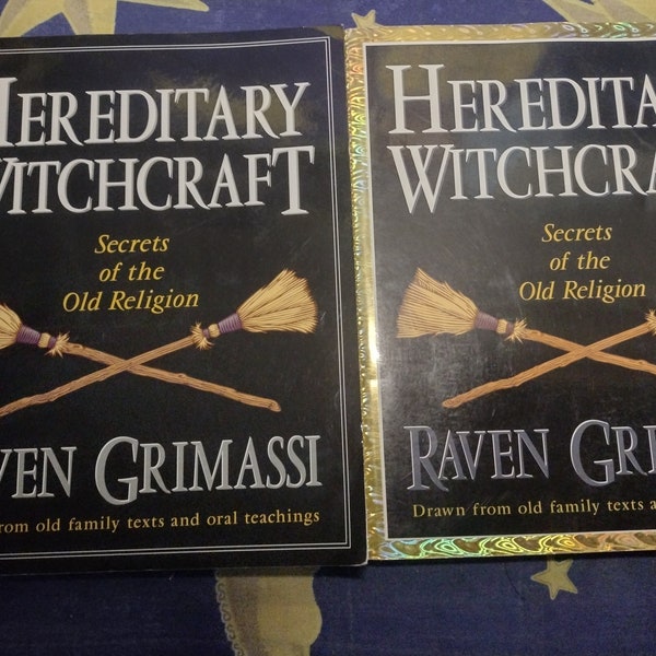 Hereditary Witchcraft by Raven Grimassi-1 book per purchase-Your choice First Edition or New Edition-Ask to bundle books for overage refund