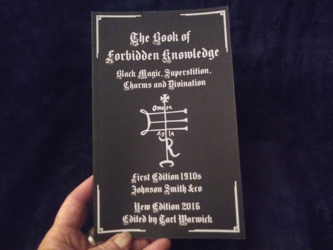 Buy The Book of Forbidden Knowledgeblack Online in India - Etsy