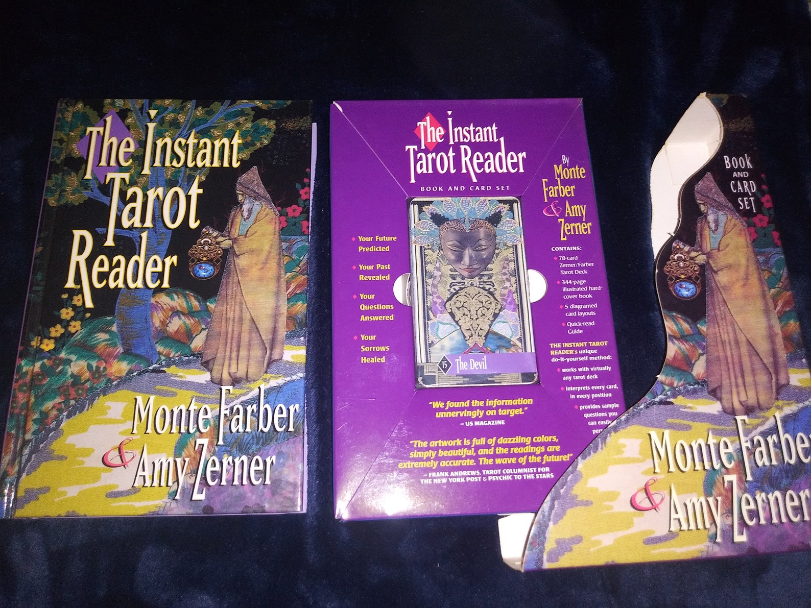 Rare Vintage Setthe Instant Tarot Reader Book and Card Etsy