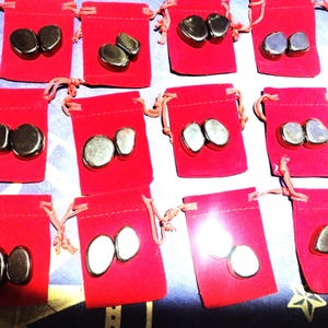 Lodestones-Male and Female Magnetite Magnets-For your Magical Craft Workings