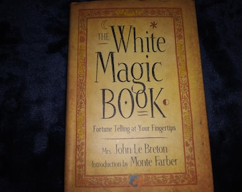 Rare Book on Sale! Was 75.00-The White Magic Book-Rare Hardcover Edition-Shop and SAVE-Ask to combine shipping on book orders