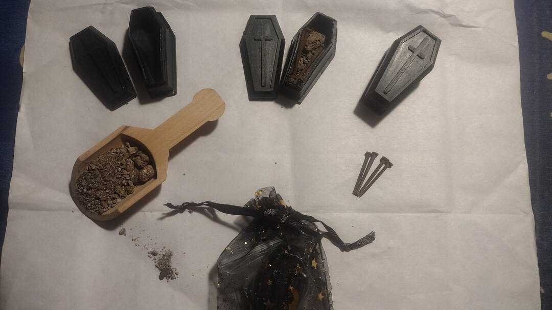 Coffin Nails and Graveyard Dirt Etsy