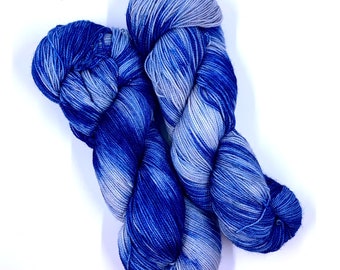 Stonewash Blues Hand-dyed Sock Yarn
