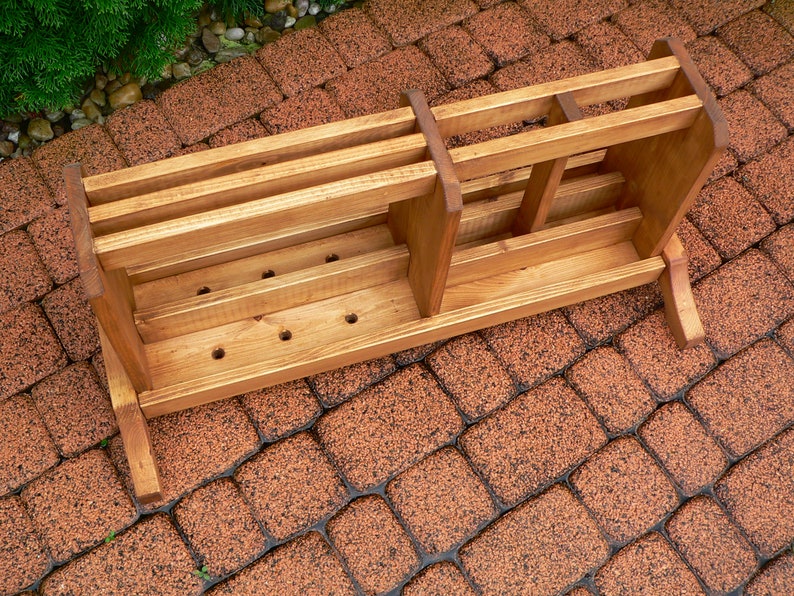 Wooden Ski and Snowboard Freestanding Rack 2 2 Etsy