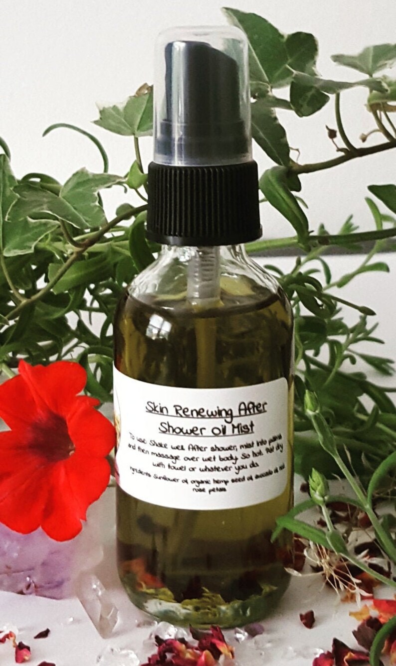 Lavender After Shower Body Oil Body Mist Organic Hemp Seed Etsy