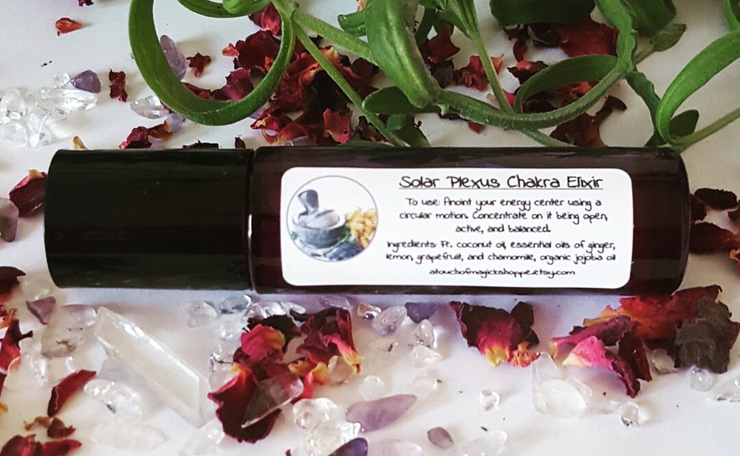 Solar Plexus Chakra Elixir, Ritual Oils, Chakra Oil, Chakra Healing ...