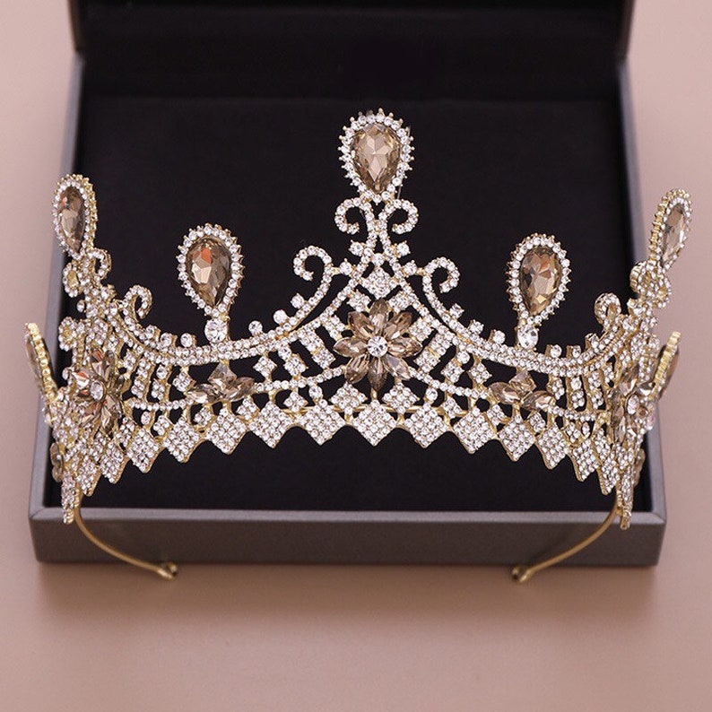 New elegant fashion crown bride Princess wedding tiara simple atmosphere queen crown wedding tiara