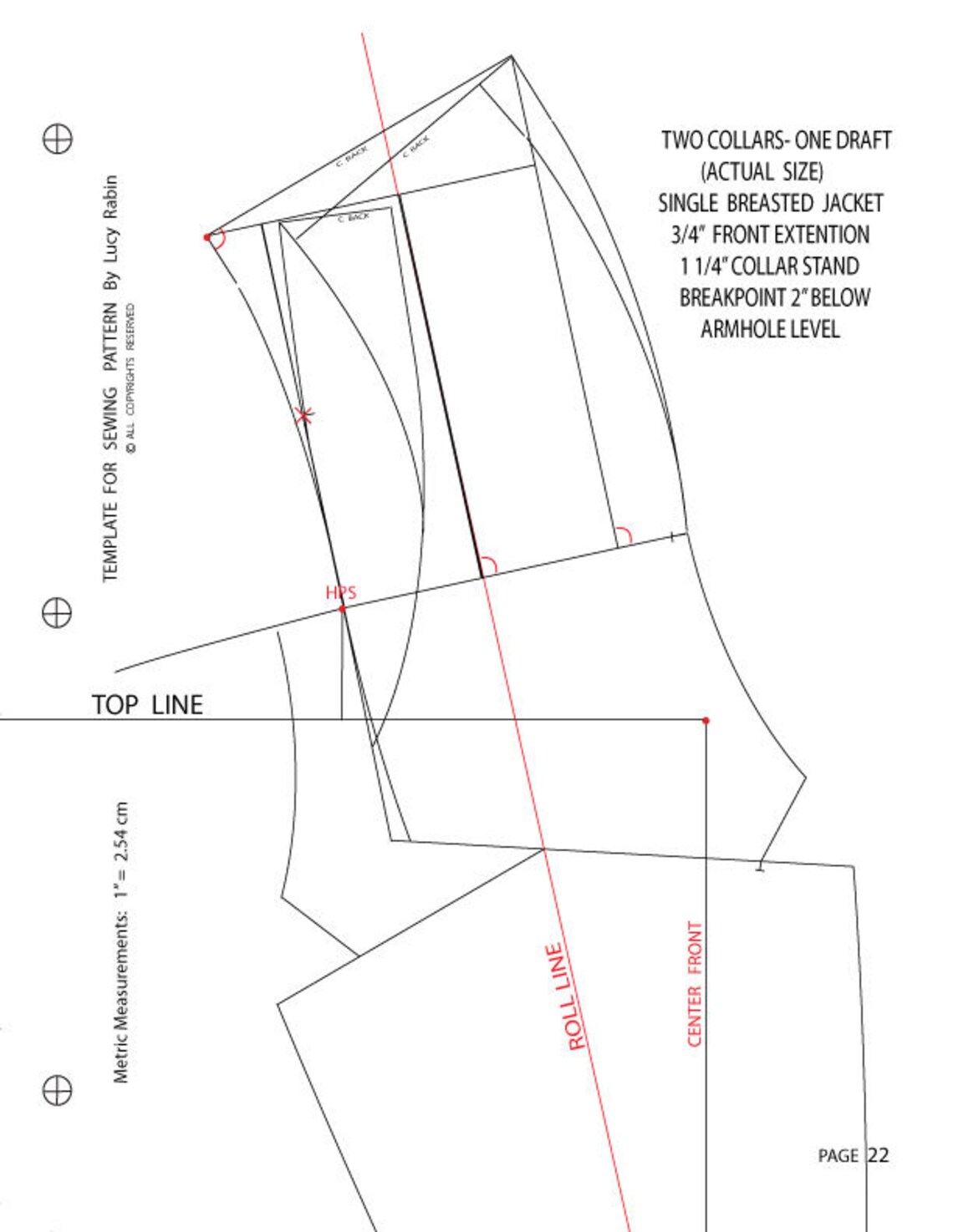 Drafting Kimono Sleeve with Gusset Women's Single Breasted Etsy