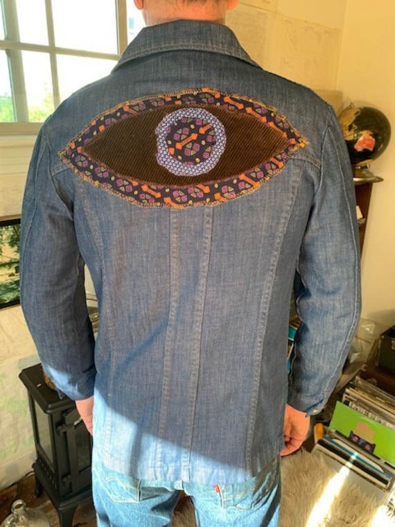 Embriodered Vintage Men's Maverick Denim Shirt/Jac