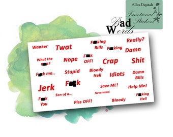 Bad words | Etsy