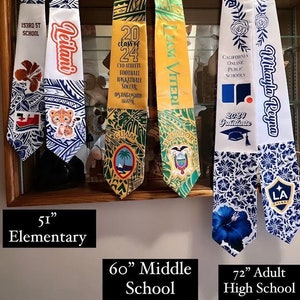 Children Graduation Stole - Custom - Kindergarten - Prep School | Grade | Elementary | Pre-School | Charter Grad