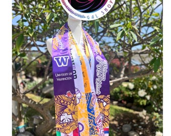 Graduation Stole - Tribal | Flags | Sports | Honors - Polynesian Inspired - High School | College