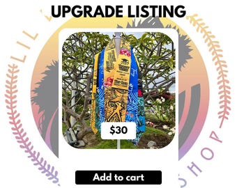 Graduation Stole Design Upgrade – Half to Full Stole (Add-On Item)