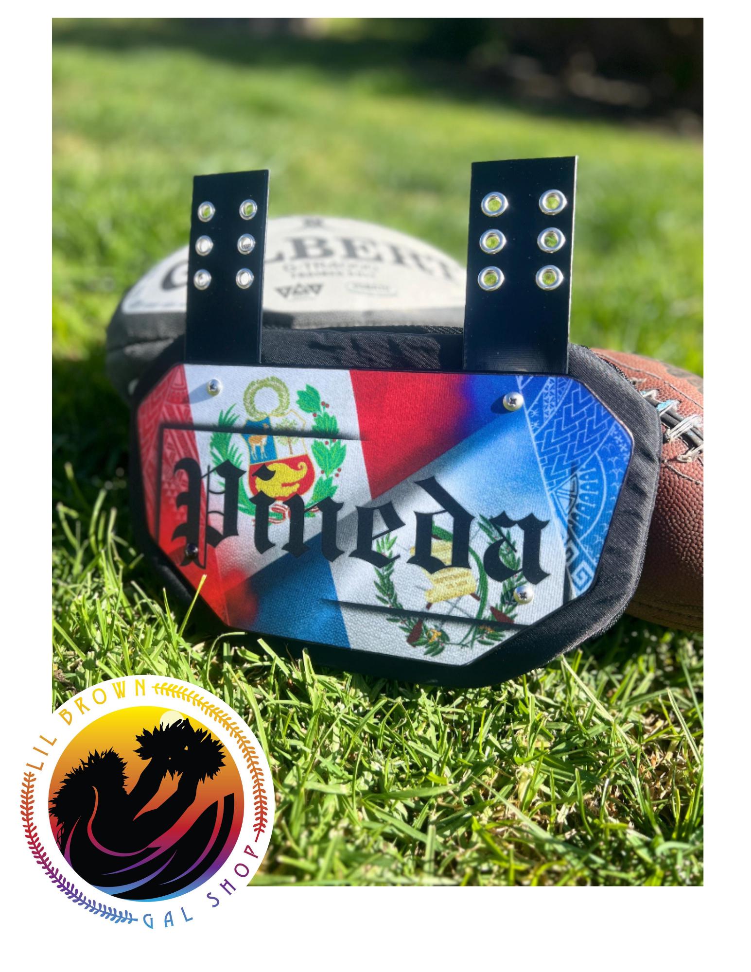 Custom Football Backplate | Personalized Protective Gear, Youth & Adult ...