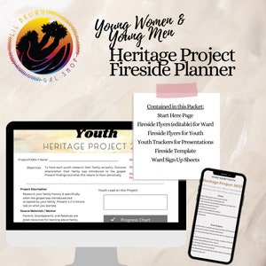 LDS Youth Annual Ancestry Project Ward Fireside Template and Planning YM/YW Ward Stake Presidency Young Women, Young Men image 5