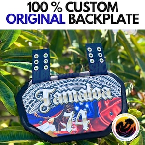 Custom Football Backplate | Personalized Protective Gear, Youth & Adult