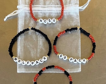 NC State Wolfpack Bracelets