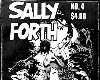 Sally Forth: Sally Goes Ape, Vintage Underground Comic, No. 4, by Wallace "Wally" Wood, Original, 1972