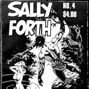 Sally Forth: Sally Goes Ape, Vintage Underground Comic, No. 4, by Wallace &quot;Wally&quot; Wood, Original, 1972