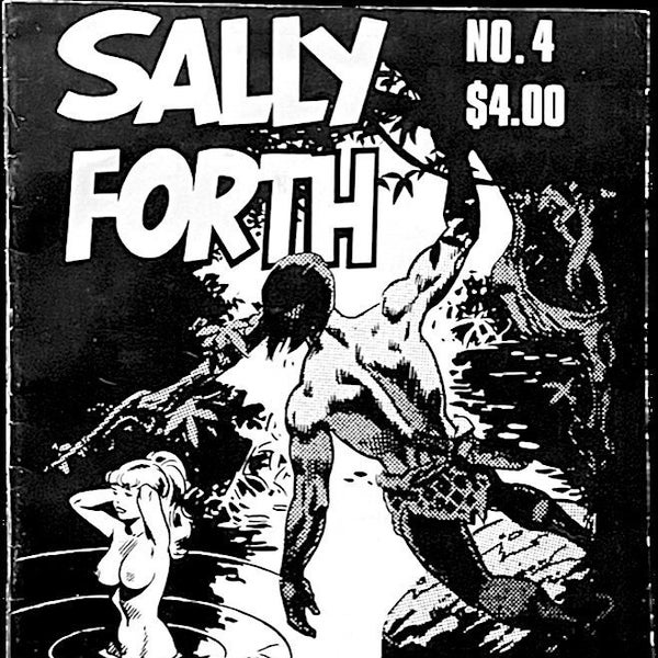 Sally Forth: Sally Goes Ape, Vintage Underground Comic, nr. 4, door Wallace "Wally" Wood, origineel, 1972
