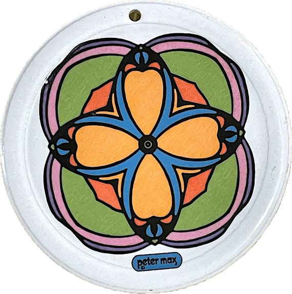 Peter Max Psychedelic China Pendant/Medallion, 197