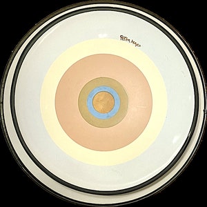Peter Max Pop Art Bulls-Eye Pottery Plate and Bowl Set, 1968