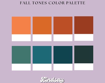 Fall Tones Color Palette| Color Palette | Color Palettes| fall color palette, Digital Art