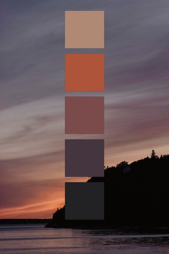 Sunset color scheme deals