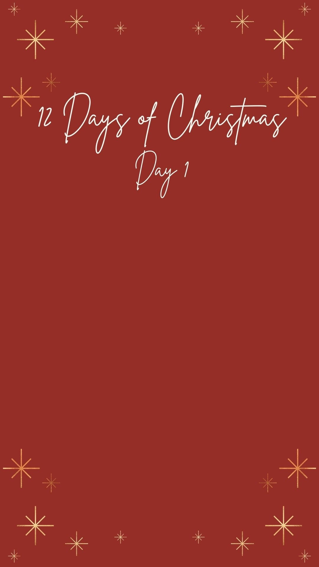 12 Days of Christmas Instagram Story Template/background Instant