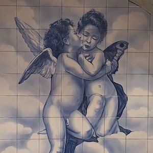 Personalised Tile Mural - Portuguese Tiles