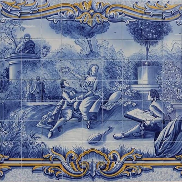 Hand Painted Tiles - Etsy