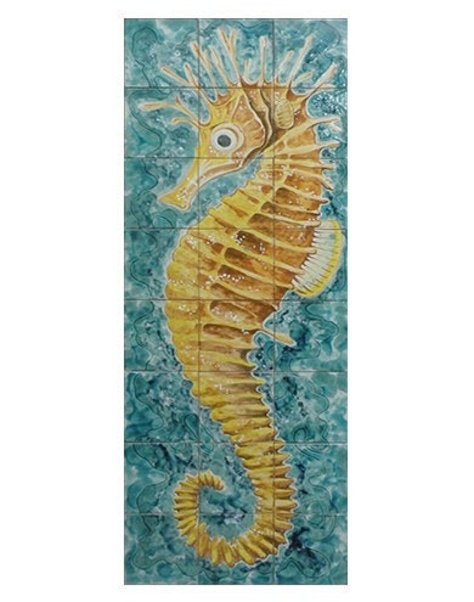Bathtub Tile Panel Seahorse Ref. PT2040 Free Shipping Etsy