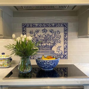 Kitchen Tile Mural - Made to Order - Portuguese Tiles