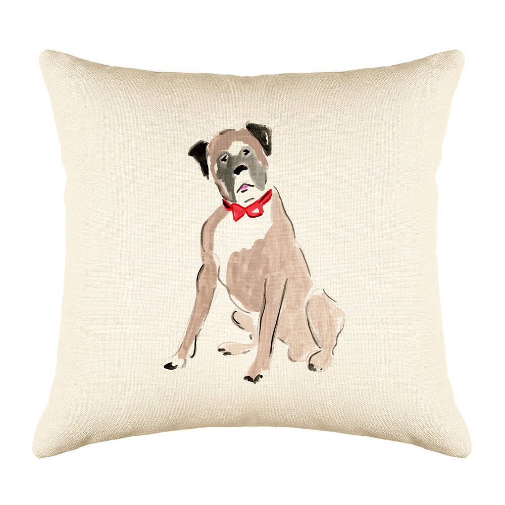 boxer dog cushion