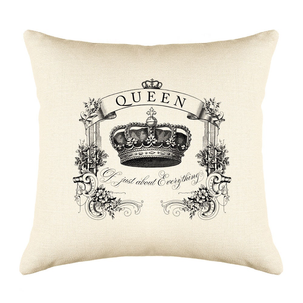 queen of everything pillow