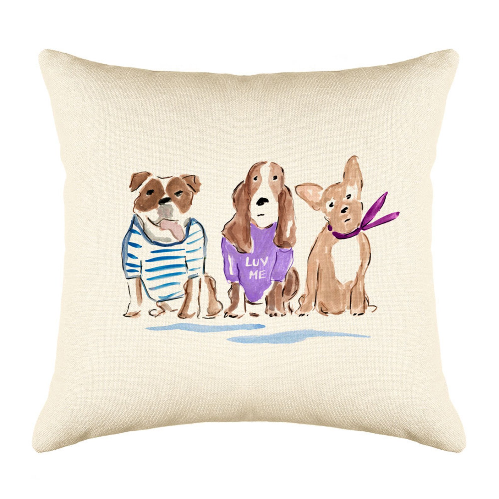 Cushion Cover for Dog Lovers Dog Print Throw Pillow Cover - Etsy UK