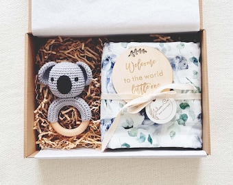 Koala gift box - Baby gift box, Baby neutral gift box, Baby shower gift box