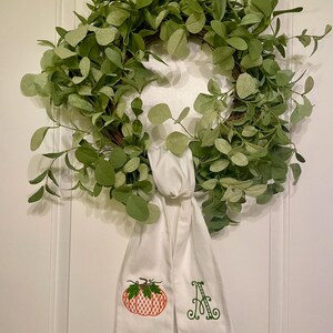 Fall Wreath Sash