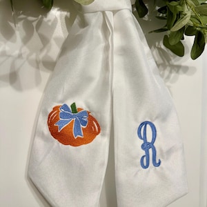 Fall Wreath Sash